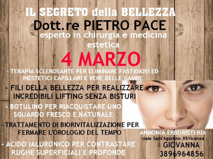 4 Marzo Pietro Pace chirurgo estetico